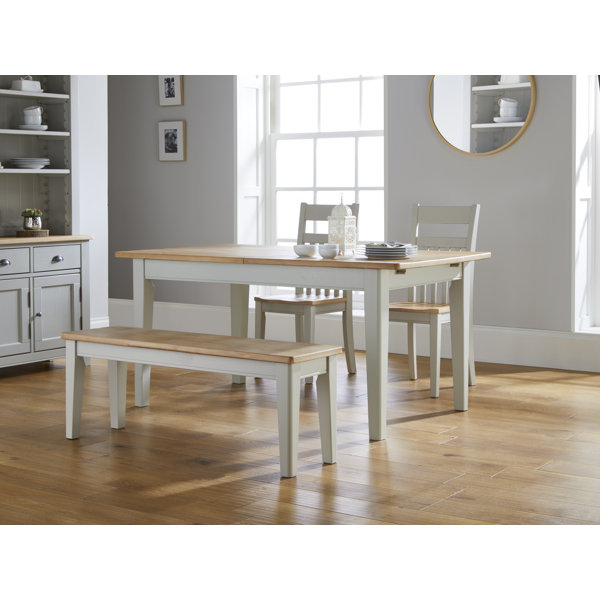 Sommerallee Essgruppe Rosemond mit ausziehbarem Tisch, 2 Stühlen und